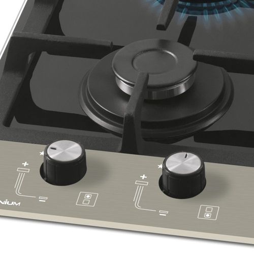 Cooktop a Gás Fischer Platinium 2Q com 2 Bocas Preto