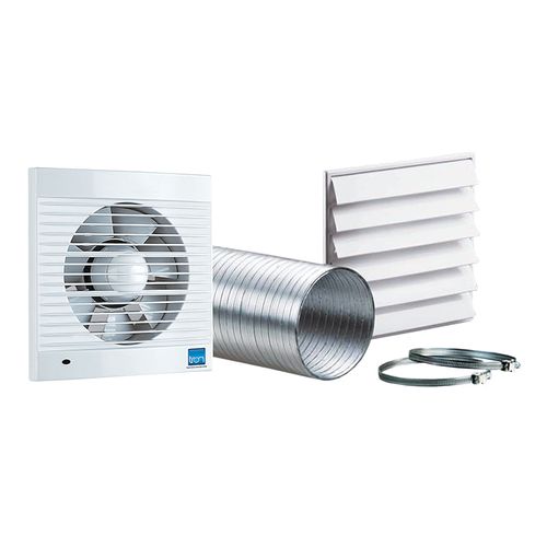 Exaustor de Banheiro Tron Residencial 150mm Branco