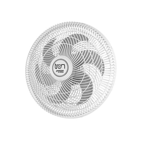 Ventilador de Parede Tron Premium 50cm Branco / Prata