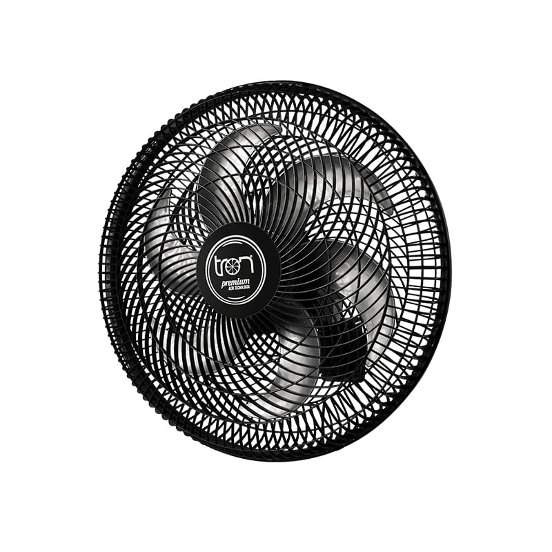 Ventilador De Parede Tron Premium 50cm Preto - Lumienergy