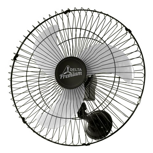 Ventilador De Parede Venti-Delta Premium 60Cm Preto Bivolt