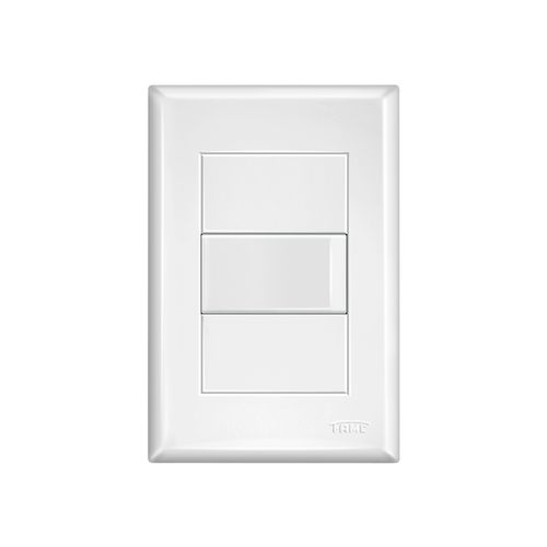 Interruptor Simples Fame Evidence com Placa 4x2 Branco