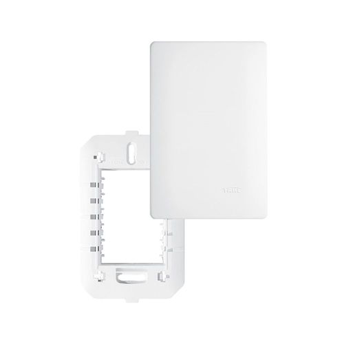 Placa Cega com Suporte Fame Habitat 4x2 Branco