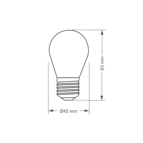 Lâmpada Incandescente Taschibra PS45 para Fogão e Geladeira 40W E27 2700K Luz Amarela