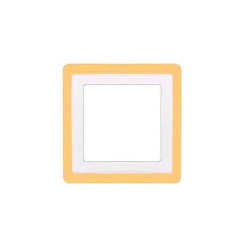 Painel de Led Taschibra Quadrado de Embutir 9W Dual Color Bivolt