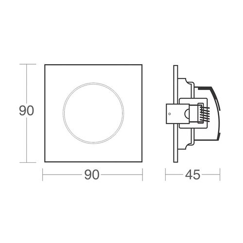 Spot de Led Taschibra Alltop MR16 Quadrado 5W Bivolt