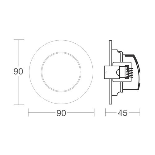 Spot de Led Taschibra Alltop MR16 Redondo 5W Bivolt