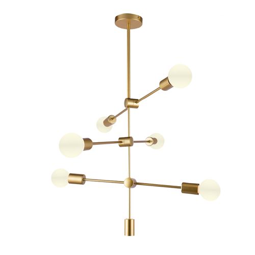Lustre Pendente Orluce Edison II OR1188 Dourado E27 Bivolt