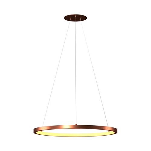 Lustre Pendente Orluce Tabat OR1792 40cm Cobre Led Bivolt