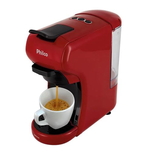 Cafeteira Multicápsulas Philco PCF19VP Vermelha