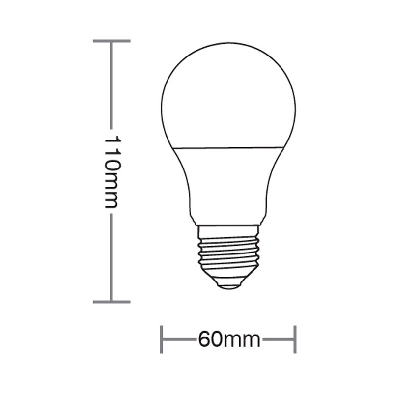 Lâmpada Led Taschibra Tkl Colors 5w E27 Bivolt Lumienergy 4412