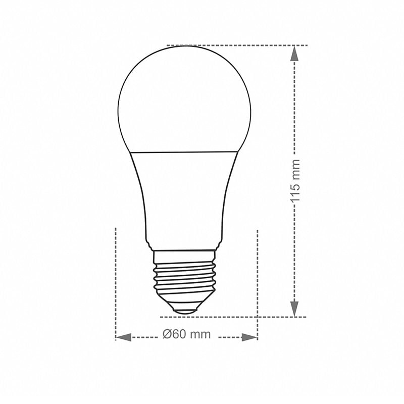 Lâmpada Led Taschibra Tkl Luz Negra 7w E27 Bivolt Lumienergy 7773