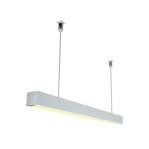Perfil Pendente Largo para Fita Led Luminatti LM1144 com 1 metro Branco