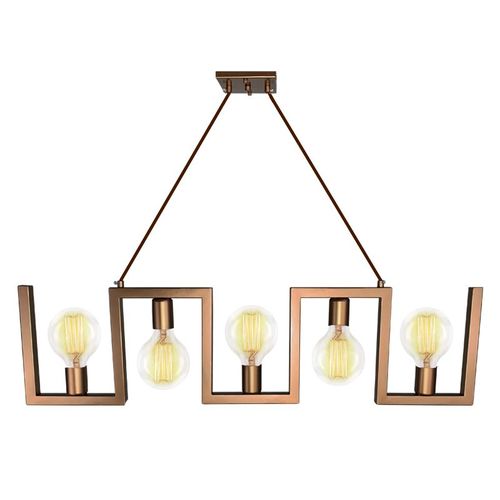 Lustre Pendente Lumix LN1014 Cobre E27 Bivolt