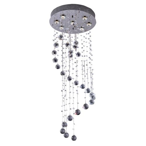 Plafon Llum Crystal Spiral com 1,7 Metros Transparente GU10 Bivolt