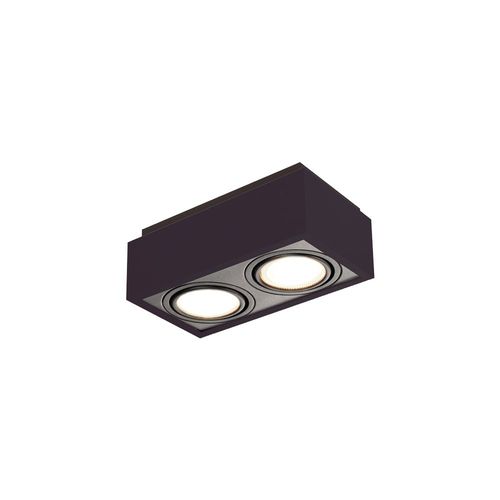Spot de Sobrepor Newline Box para 2 Lâmpadas AR111 GU10 Bivolt