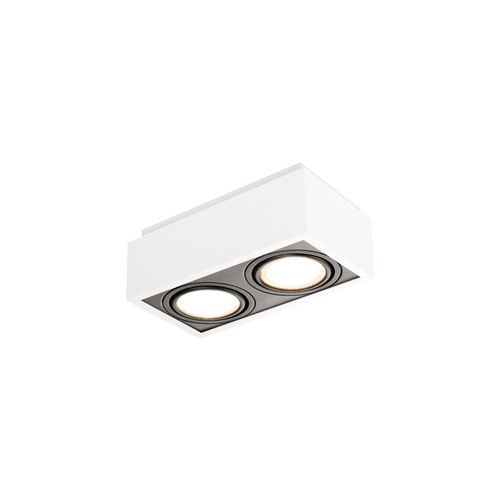 Spot de Sobrepor Newline Box para 2 Lâmpadas AR111 GU10 Bivolt