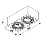 spot-de-sobrepor-newline-box-para-2-lampadas-ar111-gu10-bivolt-branco-e-preto-2