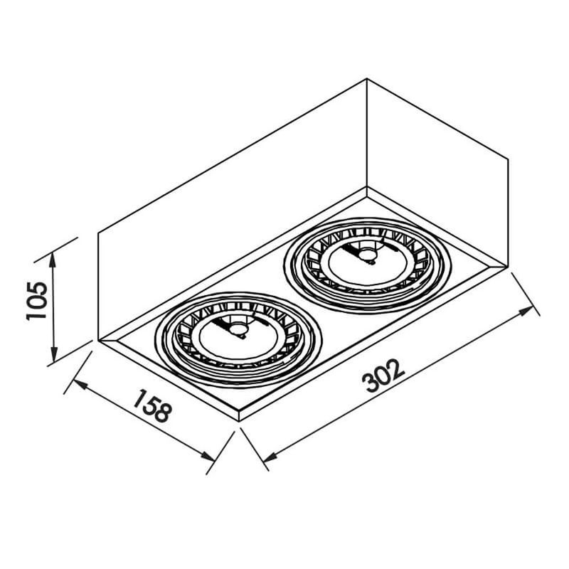 spot-de-sobrepor-newline-box-para-2-lampadas-ar111-gu10-bivolt-branco-e-preto-2