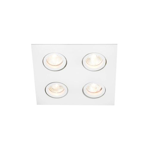 Spot de Embutir Newline Lisse II para 4 Lâmpadas AR70 GU10 Bivolt