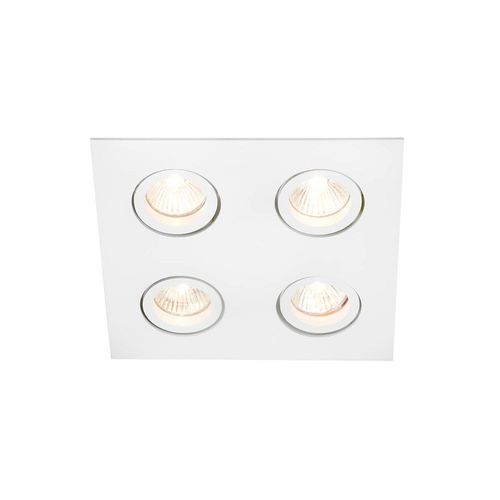 Spot de Embutir Newline Lisse II para 4 Lâmpadas AR111 GU10 Bivolt