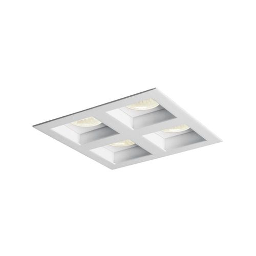 Spot de Embutir Newline Flat para 4 Lâmpadas AR70 GU10 Bivolt