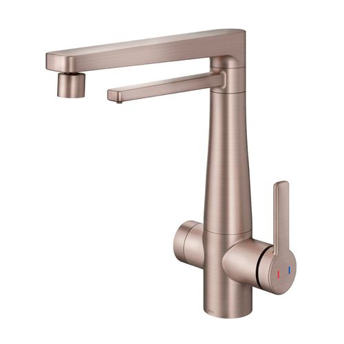 Torneira Misturador Monocomando Docol Vitalis 808969 com Filtro de Bancada Cobre Escovado