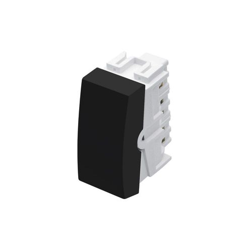 Módulo Interruptor Intermediário Fame Habitat Black 16A Preto