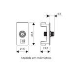 modulo-tomada-antena-de-tv-fame-habitat-black-para-cabo-coaxial-preto-2