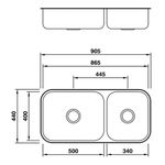 cuba-dupla-mekal-linha-extra-cd5034-86x40-aco-polido-4