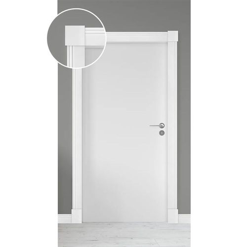 Guarnição de EVA Autocolante para Porta RP07 10cm Branco