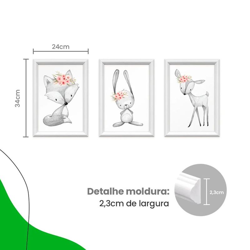 kit-3-quadros-decorativos-meu-rodape-bichos-cinza-com-flores-24x34-5