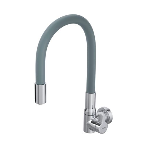 Torneira Hydra HydraMotion Flexível de Parede Cinza