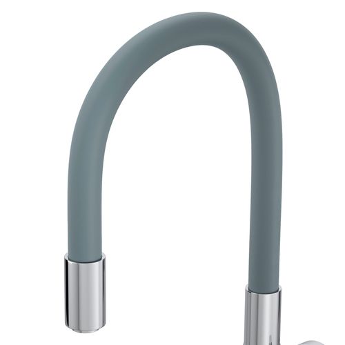 Torneira Hydra HydraMotion Flexível de Parede Cinza