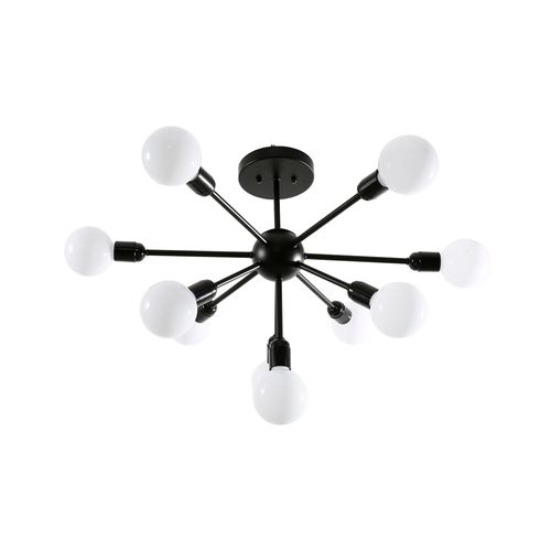 Plafon Taschibra Sputnik Preto E27 Bivolt