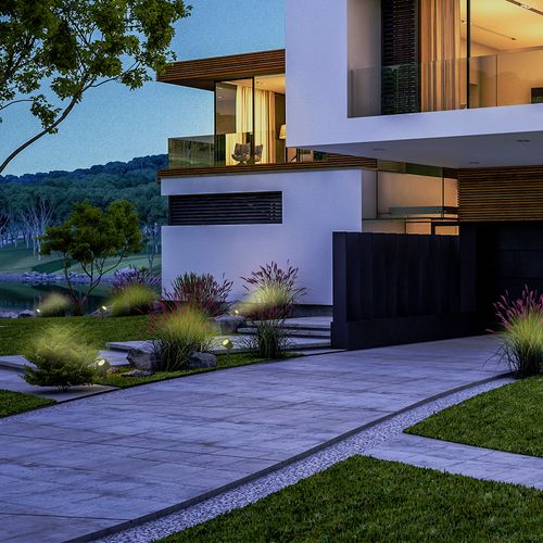Espeto para Jardim Taschibra Noir Led 6W Bivolt Preto