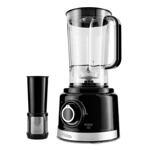 Multiprocessador de Alimentos Philco PMP1500P 5 em 1 Turbo Preto