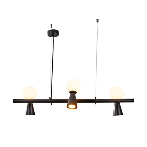 Lustre Pendente Nordecor Teas 2468 Preto G9 / GU10 Bivolt