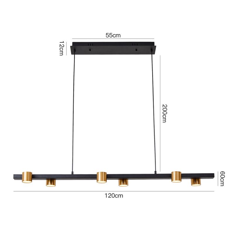 lustre-pendente-nordecor-paika-2443-dourado-preto-led-bivolt-6