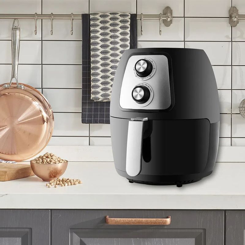 Fritadeira Elétrica Britânia Air Fryer Flow 4L BFR21P Preta