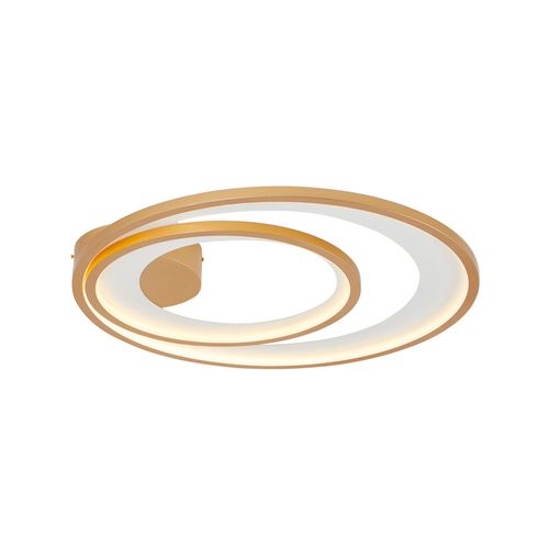 Plafon Nordecor Zahal Duo 2515 Led Bivolt Dourado