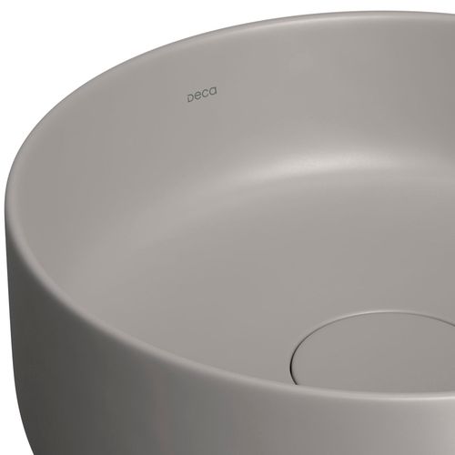 Cuba de Apoio Deca Slim 30x30 L.12030.85 Redonda Soft Antracite
