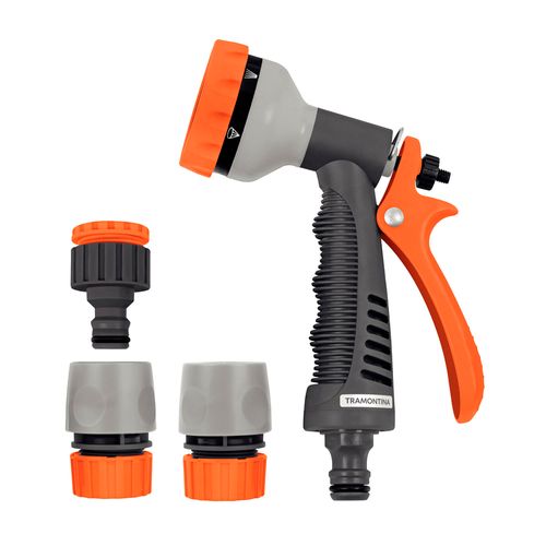 Conjunto para Irrigação Tramontina 78583610 com Engates Rápidos e Hidropistola