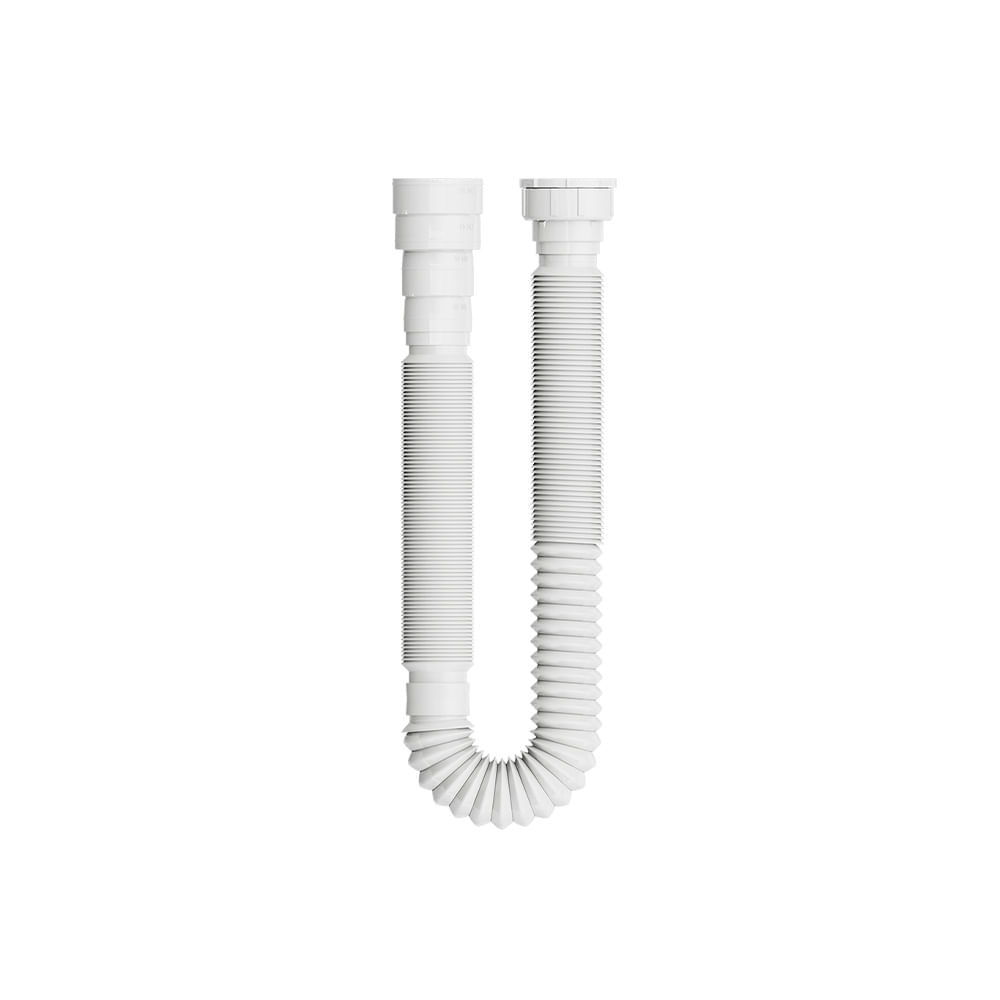 Sifão Sanfonado Extensível Blukit 15m Branco Universal Lumienergy 