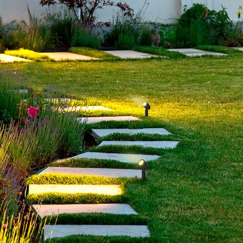 Espeto Para Jardim Germany Clear Led 6W Bivolt Preto