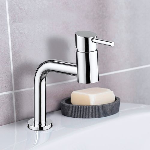 Torneira Misturador Monocomando Lorenzetti Swan 2875 C42 de Bancada Cromada