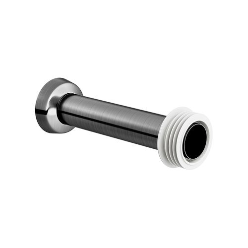 Tubo de Ligação para Bacia Sanitária Docol Chroma 626370 25cm Grafite Escovado
