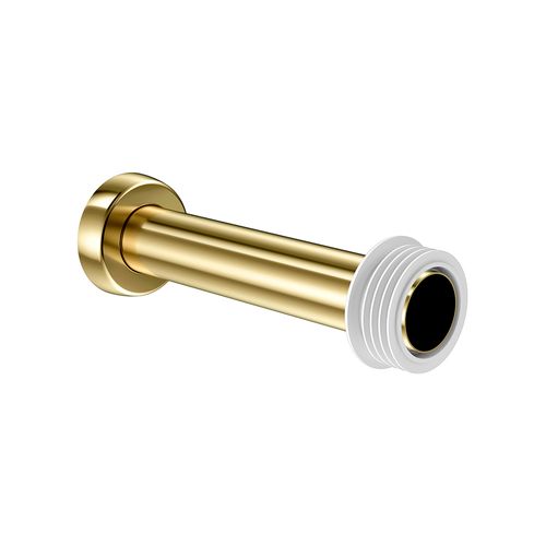Tubo de Ligação para Bacia Sanitária Docol Chroma 626343 25cm Ouro Polido