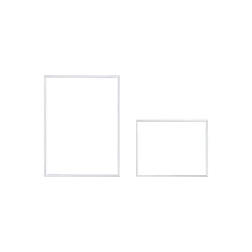 Kit Boiserie de EVA Autocolante para Porta RM610 2,3cm 60x80 e 60x40 Branco