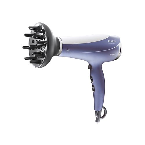 Secador de Cabelos Philco Chrome Blue PSC08AZE 2100W Azul